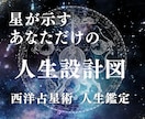 西洋占星術で人生の全体像を読み解きます 迷いが消える。あなただけの人生設計図 イメージ1