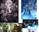 ゲーム風男女キャラクターイラスト制作します オリキャラ大歓迎世界観や設定を大切にしながら制作いたします。 イメージ1