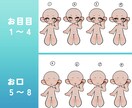 商用利用可！ポップなSDイラスト描きます アイコンや返礼品・グッズ等に使えるミニキャラを作成致します。 イメージ2
