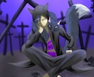 独特の絵柄でイラスト作成します イラスト・キャラクター・独特の画風、世界観で表現。 イメージ10