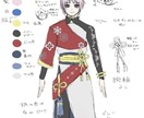 修正回数無制限！オリジナルキャラクターを作成します 商用利用⭕️で、三面図を描きます！！ イメージ4