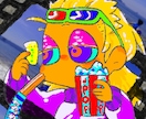 ヘッダーやキャラクターデザインなどかきます ポップな絵柄が特に得意です。人を描きます イメージ10