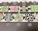 ガラスタイルでハンドメイドします デザインと色を決めて頂き、オーダーメイドで作ります イメージ2