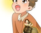 あなたのかわいいペット、擬人化イラストにします 動物を擬人化してイラストにします！ イメージ3