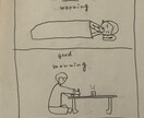 アイデアデザインでごさいます 上の写真のようなイラストを描くつもりです。 イメージ5