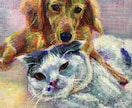 あなたの大切な人、ペットを絵画にします アクリル画　F0サイズです。心を込めて制作致します。 イメージ1