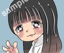 可愛い女の子のアイコンお描きします サンプルのようなイラストです。SNSのアイコンにどうぞ！ イメージ8