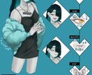 アイコン・立ち絵などお描きします アイコン、立ち絵などお描きします！ イメージ5