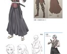 古今・和洋中の人物をデザインします キャラクターデザイン（立ち絵・衣装差分など） イメージ3