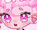 可愛いアイコン描きます きらきらおめめの可愛いイラストです イメージ3