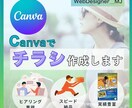 Canvaにてかっこいいチラシの作成いたします URL、写真、QRコードなどもカードに盛り込めます!!! イメージ1