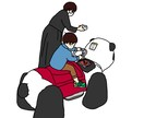 写真をいただき、作例のようなイラストを描きます ご家族やおもいがけないひとときの思い出をイラストに。 イメージ1