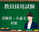 教員採用試験の受験票・小論文を添削します 2つの自治体合格経験者があなたの魅力を引き出します! イメージ1
