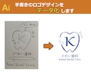 手書きロゴをデータ化します 商用OK・aiデータ納品・修正3回無料 イメージ1