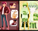 SNS用アイコン、TRPG立ち絵など、お描きします 丁寧な線画のイラスト、お描きします！ イメージ4