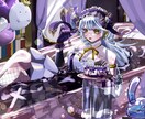 オリジナルアイコン/イラストお描きします 納得いくまで一緒に作成します☆修正無料☆表情差分2パターン イメージ2