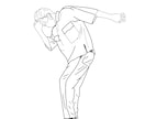 絵のアウトラインのようなオシャレイラストを描きます フロマージュ君や、韓国でよく見られる絵などを描きます！ イメージ1