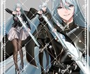 立ち絵、アイコンなど描きます ホラーテイストから厚塗り風など様々な画風で描きます！ イメージ2