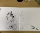 漫画に入ったような、白黒似顔絵お描きします！ます 普通の似顔絵とはちょっと違う、命を吹き込んだ似顔絵です！ イメージ7