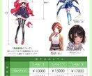 イラストお描きします 背景付き一枚絵・立ち絵・アイコンなどイラスト全般お描きします イメージ5