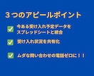 受け入れ状況が丸見え！受入進捗管理　DXします 異常検知で即メッセージ！ITが苦手な現場でも簡単入力できます イメージ3