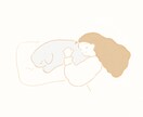動物や人のほっこり・やさしいイラストを描きます あたたかみのあるイラストに仕上げます◎ イメージ2