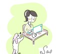 ゆるかわ&シンプルな手描きイラスト描きます アイコンや挿絵、SNSやコラムなど、用途に応じて利用可 イメージ3