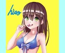 SNS等で使うキャラクターアイコンお描きします 特に可愛い女性キャラクター、お任せください！ イメージ2