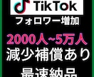 2000人TikTokフォロワー増加します TikTokフォロワー宣伝します！フォロワー増加確実！ イメージ3
