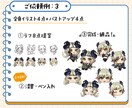 ゆるっとかわいいデフォルメイラスト描きます SNS/アイコンやヘッダー/動画・配信のカットイラストなど イメージ6