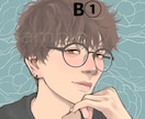 タレ目君2枚セット販売いたします SNSアイコン、サムネなどにすぐ使えるイラスト完成品です イメージ5