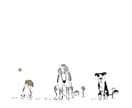 商用OK◎シンプルな動物やペットのイラスト描きます 親しみやすく可愛い1枚！アイコン、グッズなどご利用できます。 イメージ3