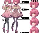 立ち絵制作します キラキラの目のかわいい絵柄の立ち絵を制作します！ イメージ2