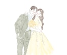 結婚祝いに人気 | 水彩画似顔絵描きます 【イラストオーダー】水彩画風イラスト♡結婚祝いに人気 イメージ6