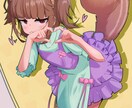少しデフォルメしたオリジナルキャラクターを描きます キャラクターデザインからオリジナルキャラクターまで描きます イメージ2