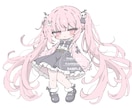 グッズに使える可愛いデフォルメキャラを描きます アイコンからアクキーまで、顔のみ・全身に対応 イメージ2