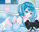 配信ゲーム絵、グッズ、歌ってみたなどお描きします 男性も女性も透明感＆ゆる可愛いアイコン、イラスト、描きます！ イメージ1