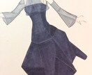 ドレスのデザイン売ります 過去デザインしたドレス画をご提供します。 イメージ3