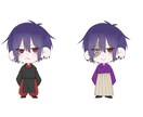 ミニキャラの立ち絵アイコン描きます ミニキャラの立ち絵絵が必要な方ぜひご依頼ください！ イメージ1