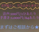 音声データや手書きを文字起こしします ワープロ検定1級持ちだからこそ速さと正確さに自信あり！ イメージ1
