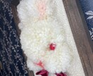 大切なうさぎちゃんをラグにします 手打ちだからこそできる立体感を大切にしています。 イメージ7