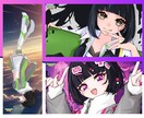 一枚絵や歌ってみたイラスト制作します 心を込めてご希望のオリジナルイラスト描きます★ イメージ6