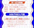 お2人限定価格｜同人イベントお品書きデザインます 同人経験のあるデザイナーがお品書きを見やすく作成いたします イメージ3