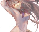 女の子お描きします アニメ、オリジナル、厚塗りで女の子描いてます イメージ1