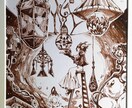 イラストを描きます 人物や植物をぎゅっと一枚の絵に閉じ込めます。 イメージ3