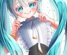 目を引くキラキラなイラスト何でも描きます 様々な配信アプリでご利用いただけます! イメージ2