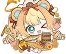 かわいいミニキャラ・デフォルメイラストお描きします 商用可◆Illustrator使用◆イラレデータ納品承ります イメージ1