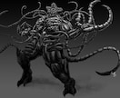 ゲームモンスターコンセプトアート、イラスト描きます ゲームのモンスターのイラスト、コンセプトアートを描きます。 イメージ2