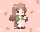 主線なしのかわいいミニキャライラスト描きます グッズや配信活動におすすめです♪商用利用OK イメージ5