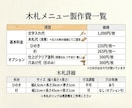 手書き筆文字｜木札に飲食店メニューをお書きします 和食や居酒屋さんなどに｜魅力的に、美味しそうにお書きします。 イメージ3